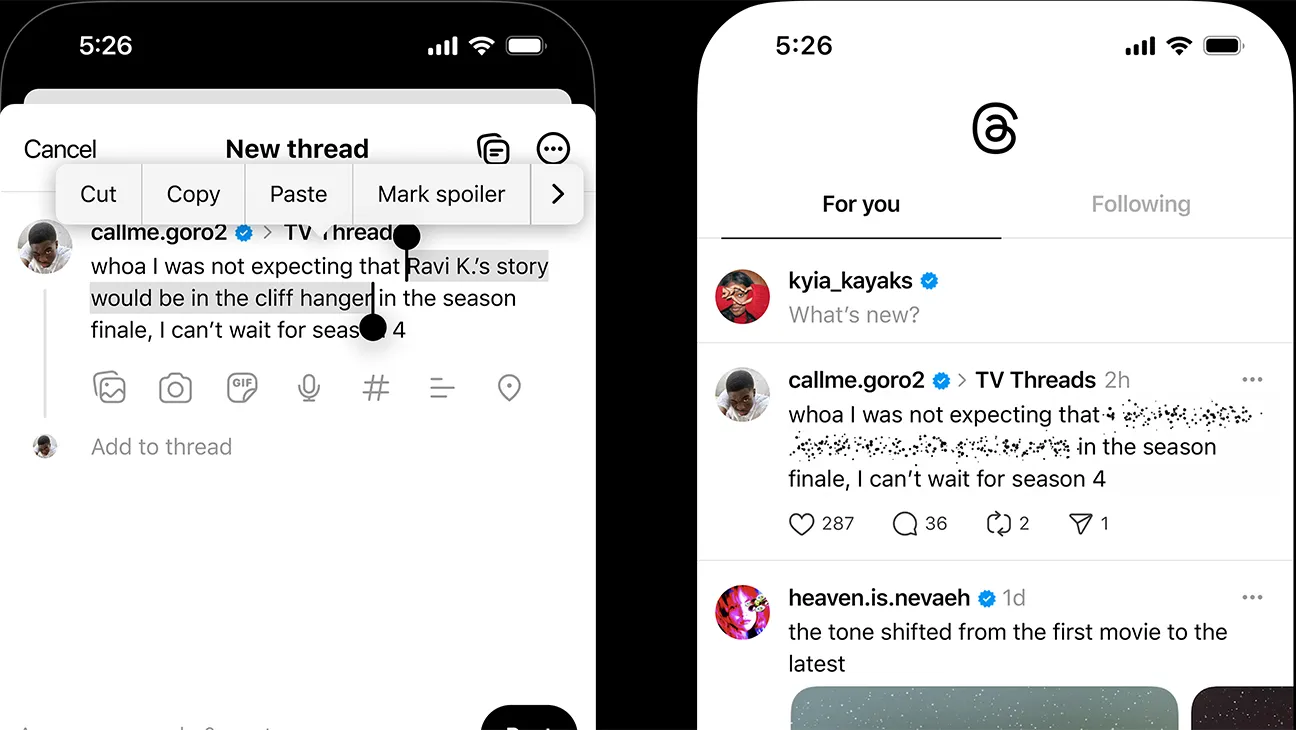 Threads Unveils Spoiler Tag: Control What Your Friends See and When