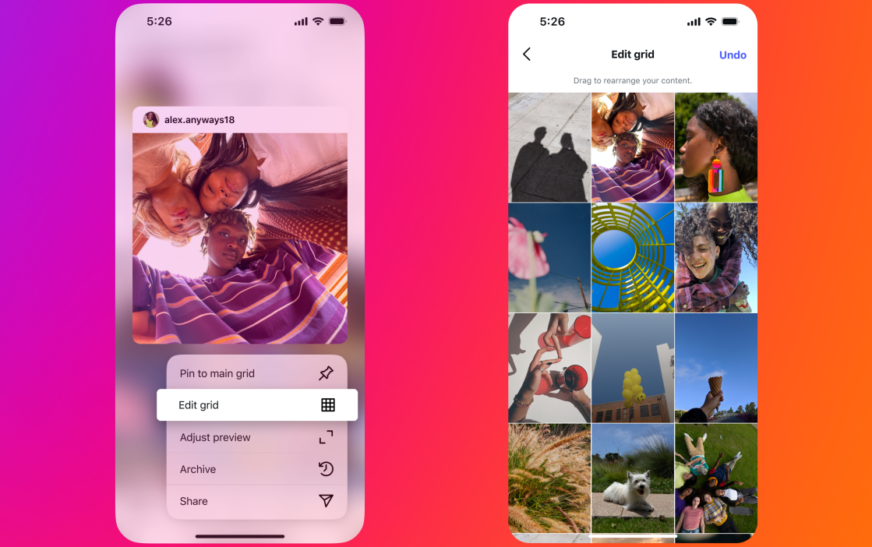 Instagram Rolls Out Profile Grid Editing & Enhanced Music Sharing: A Game-Changer for Creators