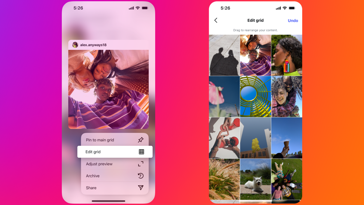 Instagram Rolls Out Profile Grid Editing & Enhanced Music Sharing: A Game-Changer for Creators