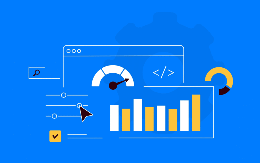 Website speed test results